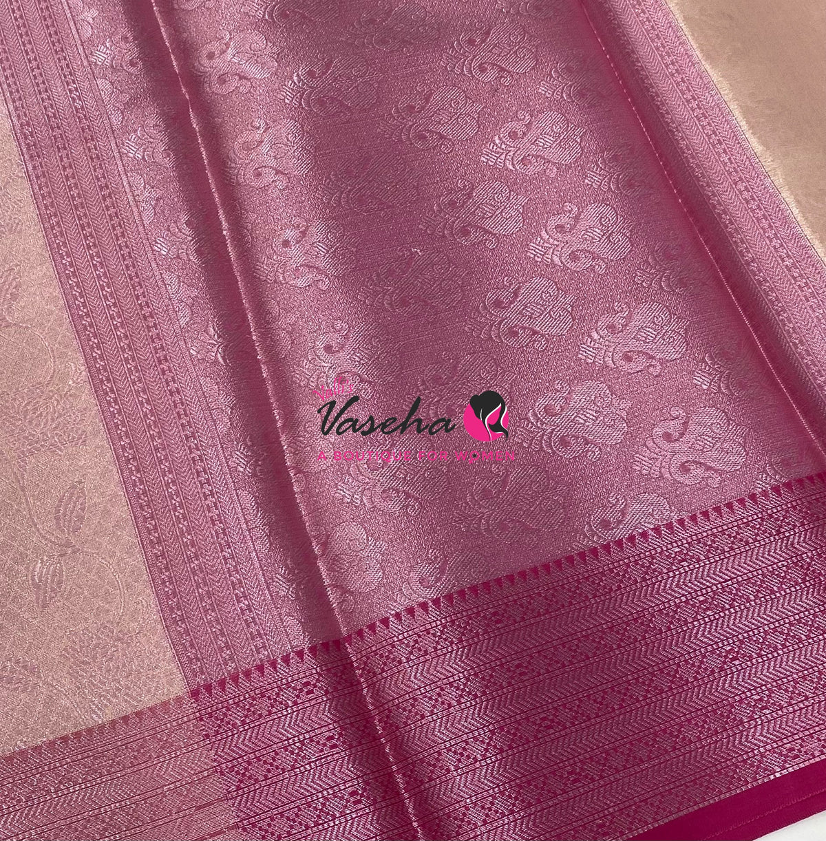 40% less - Offer Saree - Semi Banarsi Silk Saree - VVDS008