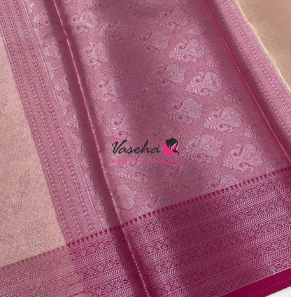 40% less - Offer Saree - Semi Banarsi Silk Saree - VVDS008