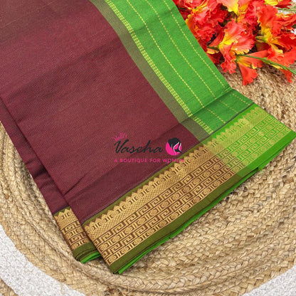 Semi Silk Cotton Saree | Vairavoosi  Design |VVSSC017