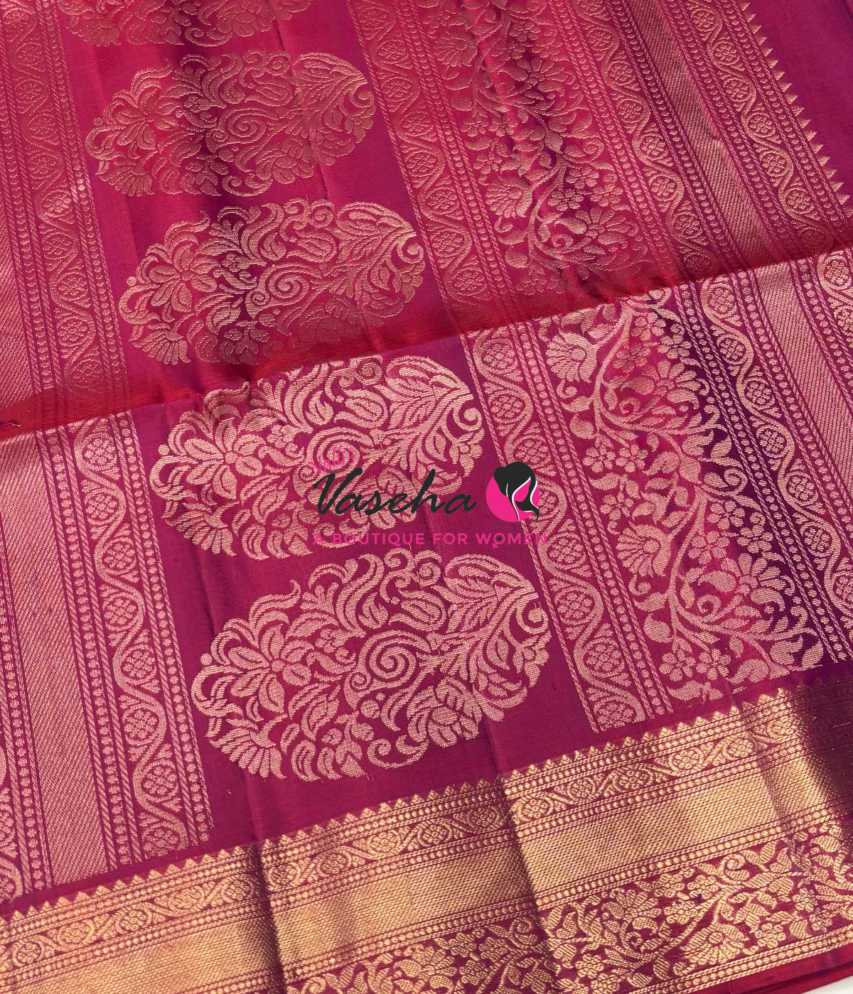 Pure Soft Silk Saree - Kanchi Border - VVPSS033