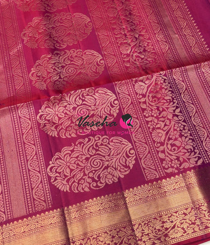 Pure Soft Silk Saree - Kanchi Border - VVPSS033