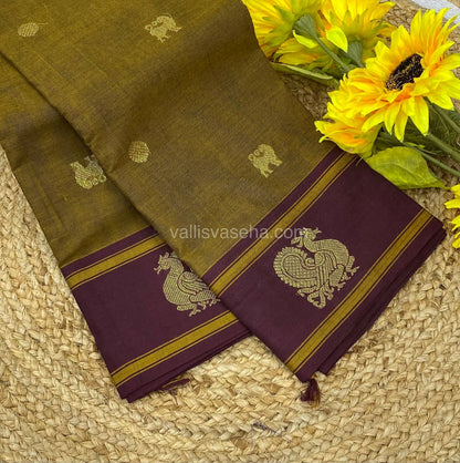 Premium Kanchi Cotton Saree - VVKCS004