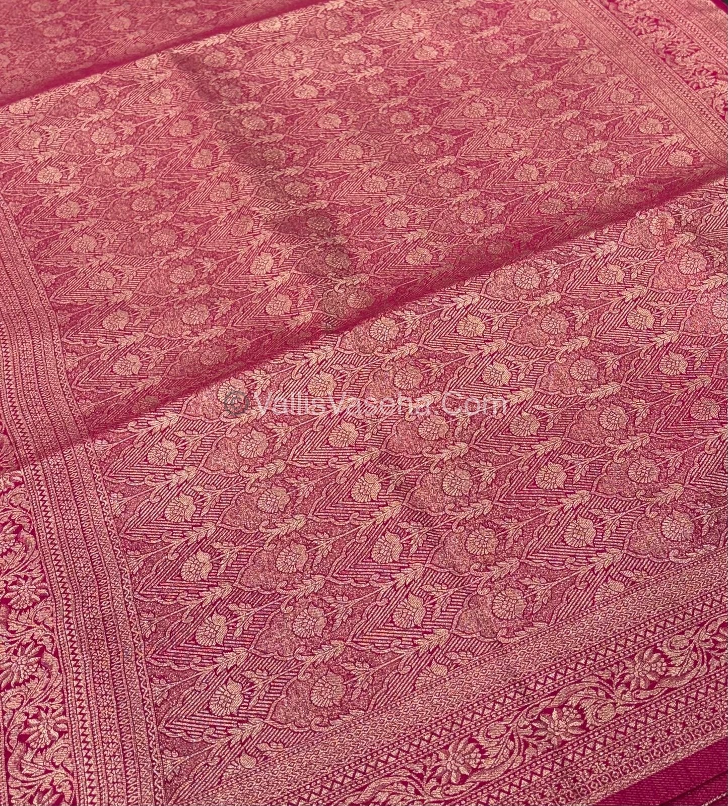 Banarasi - Heritage Silk - Semi Kathan Silk - Pink Shade- VVBHS009