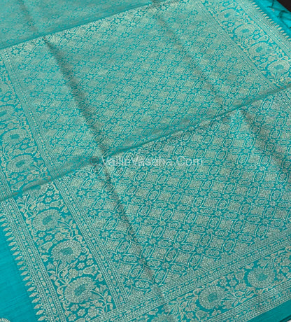 Banarasi - Heritage Silk - Semi Kathan Silk - Sky Blue Shade- VVBHS004