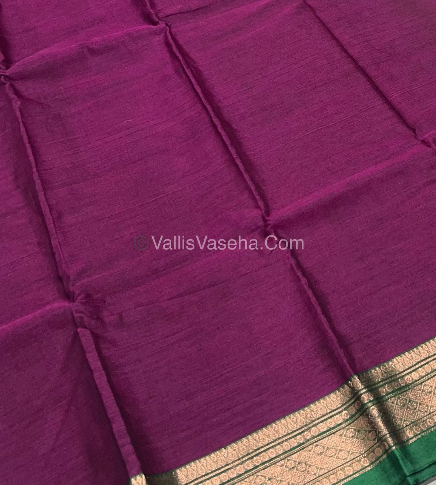 Dhaka Cotton Saree - VVDCS001