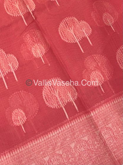 Fancy Saree - Mixed Variety - Peach Shade - VVFBS001
