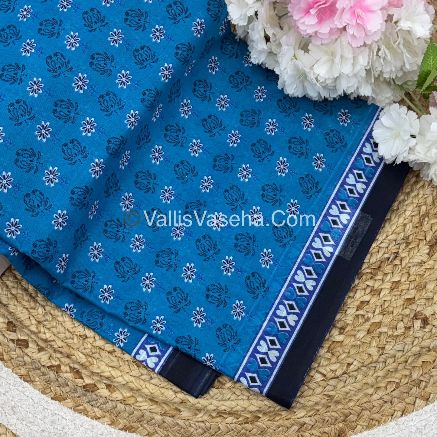 Pure Cotton Voile Saree | VVPVC001