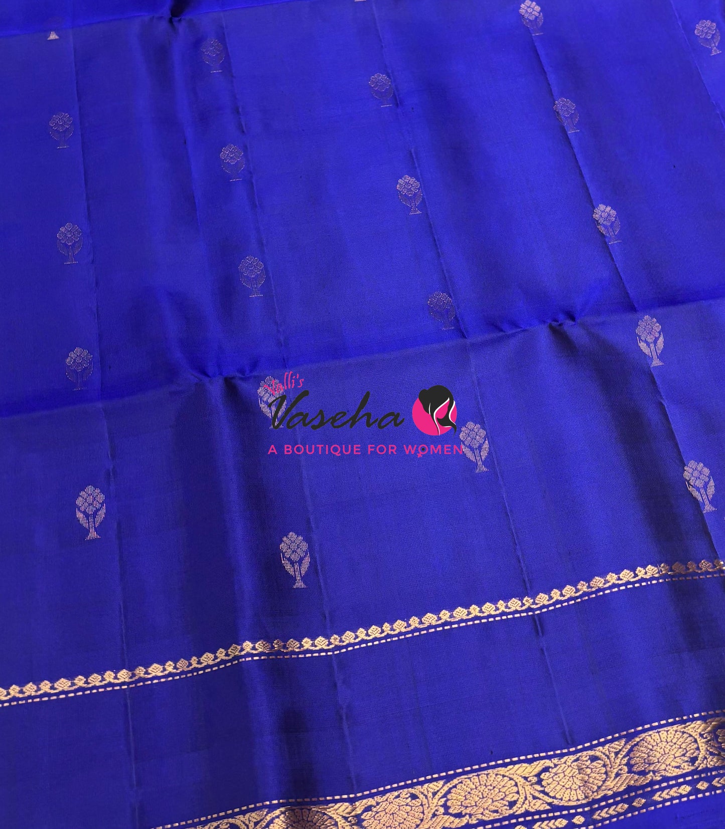 Pure Soft Silk Saree  - Blue Shade - VVPSS101