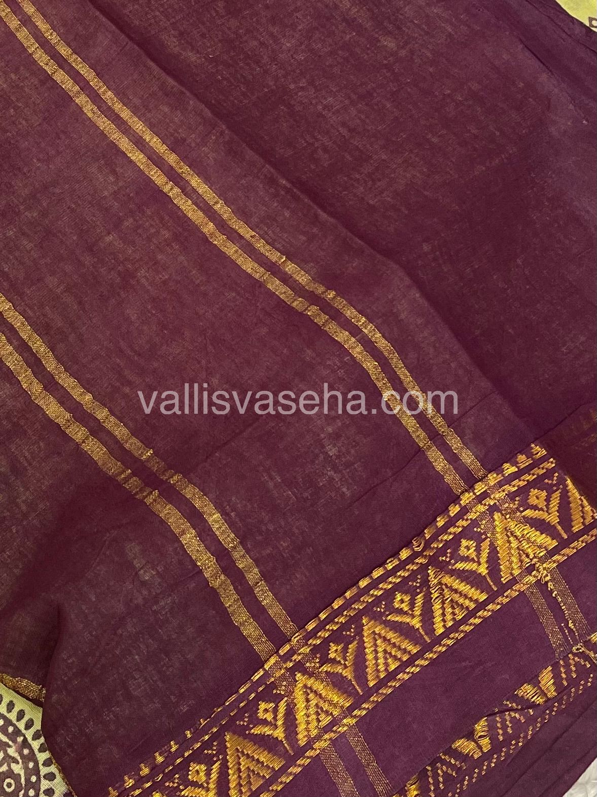 Sungudi Cotton Saree  - Bandini Print  - VVSBP001