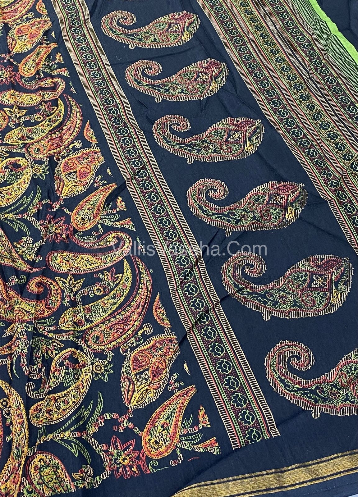 Casual Wear - Fancy Mixed Cotton - Black Shade - VVFMC001