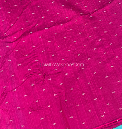 Butter Silk  - Leaf Butta - Blue & Pink Combo - VVBS001