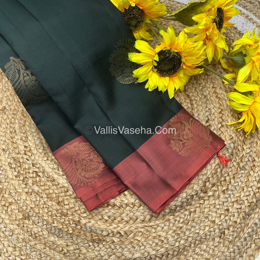 Half Mix - Pure Soft Silk Saree - VVPSS030