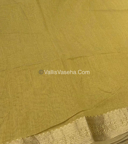 Chanderi Mixed Cotton Saree  - VVCMC001