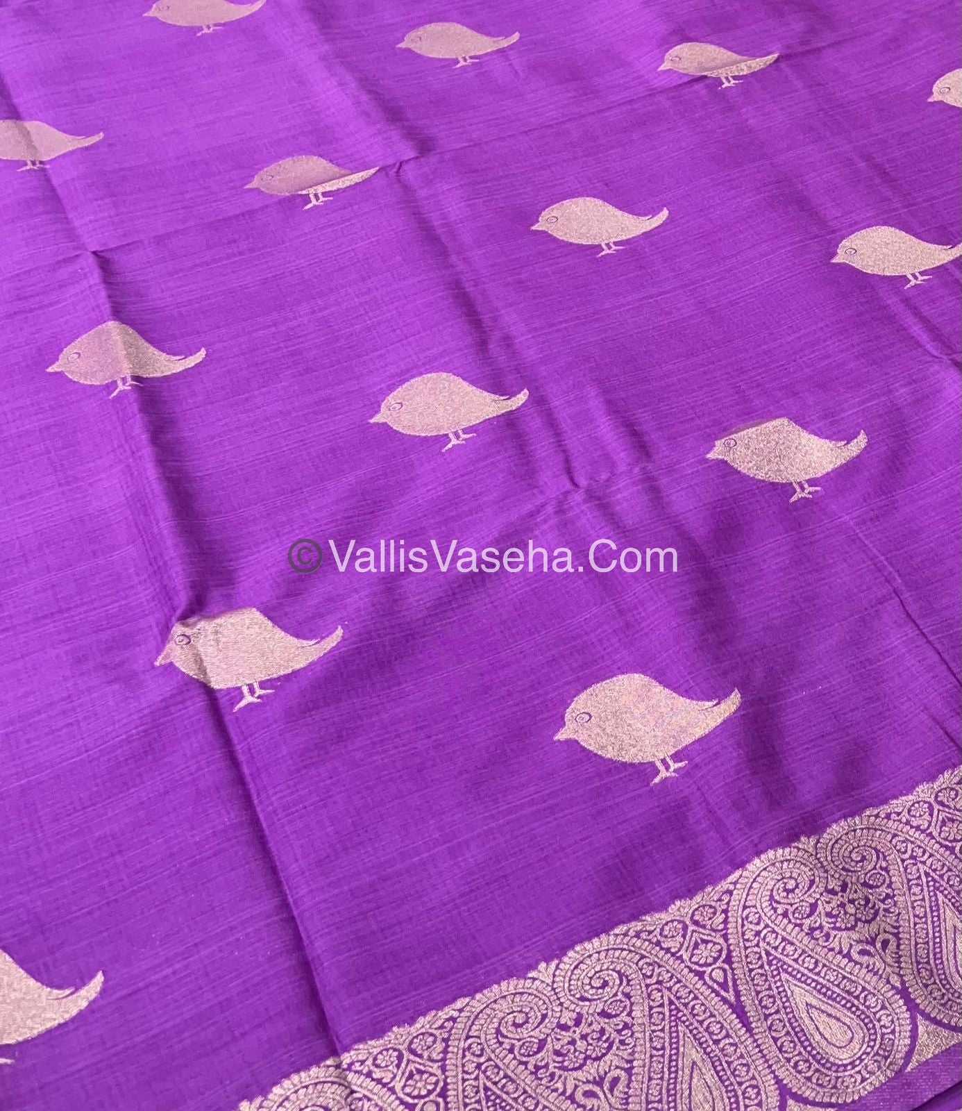 Banarasi - Heritage Silk - Semi Kathan Silk - Lavender Shade - VVBHS005