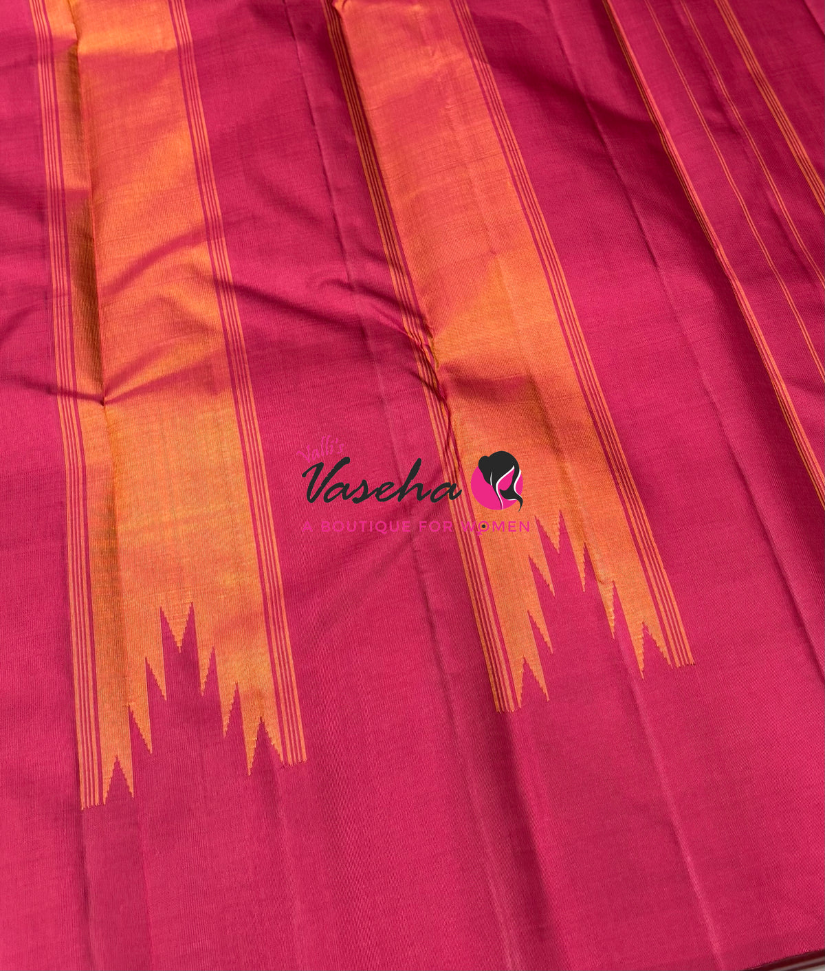Pure Kanchipuram Silk Saree - Thalampoo - VVPS029