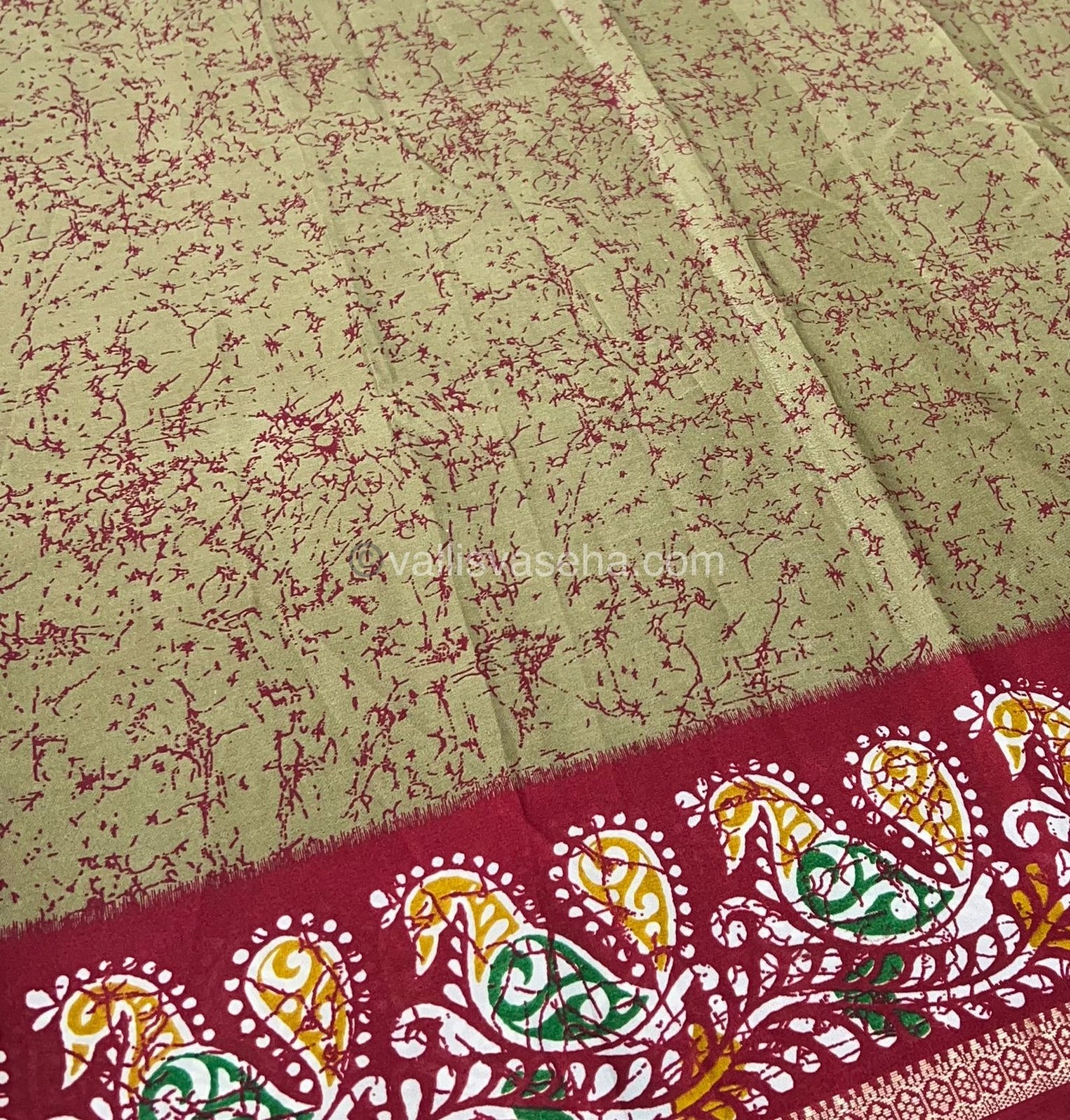 Budget Friendly Sarees - Casual Wear Sarees - Crackle Silk - VVCS001