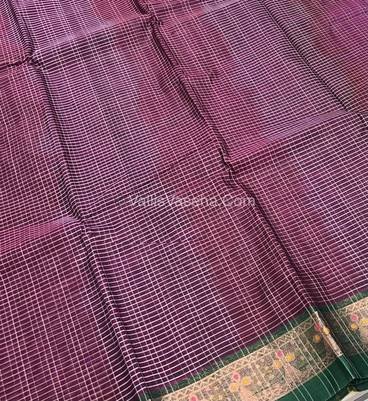 Dhaka Cotton Saree - VVDCS001