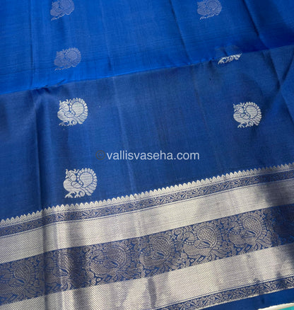 Pure Soft Silk Saree - Blue Shade - VVPSS063