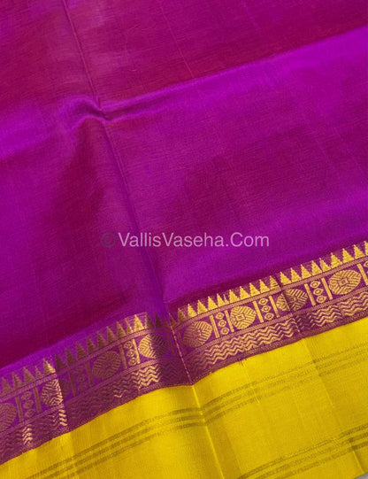 20% Offer  Saree  - Pure Korvai Silk Cotton Sarees  - VVDS004