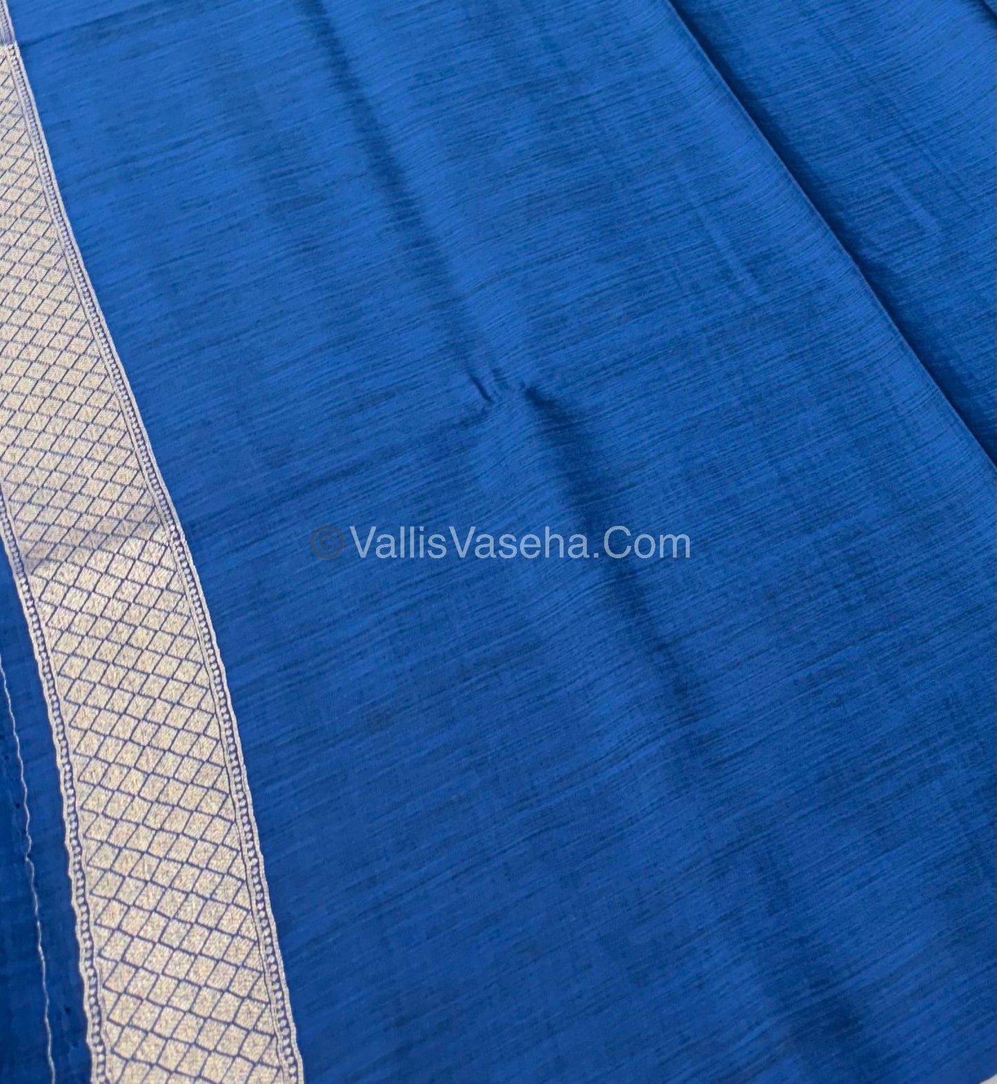 Banarasi - Heritage Silk - Semi Kathan Silk -  Blue Shade - VVBHS007