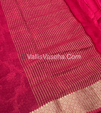 Semi Viscose / Semi Mysore Crepe Silk Variety - Embossed Design - VVSMC002