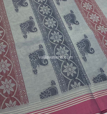 Handloom South Cotton Saree - VVSCS001