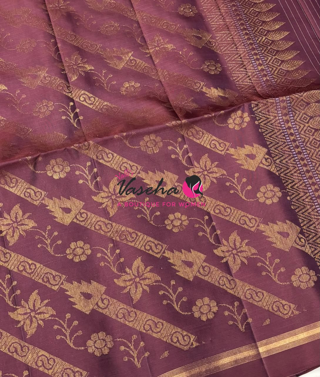 Pure Soft Silk Saree - Partly Pallu -  Half & Half Saree - VVPSS142