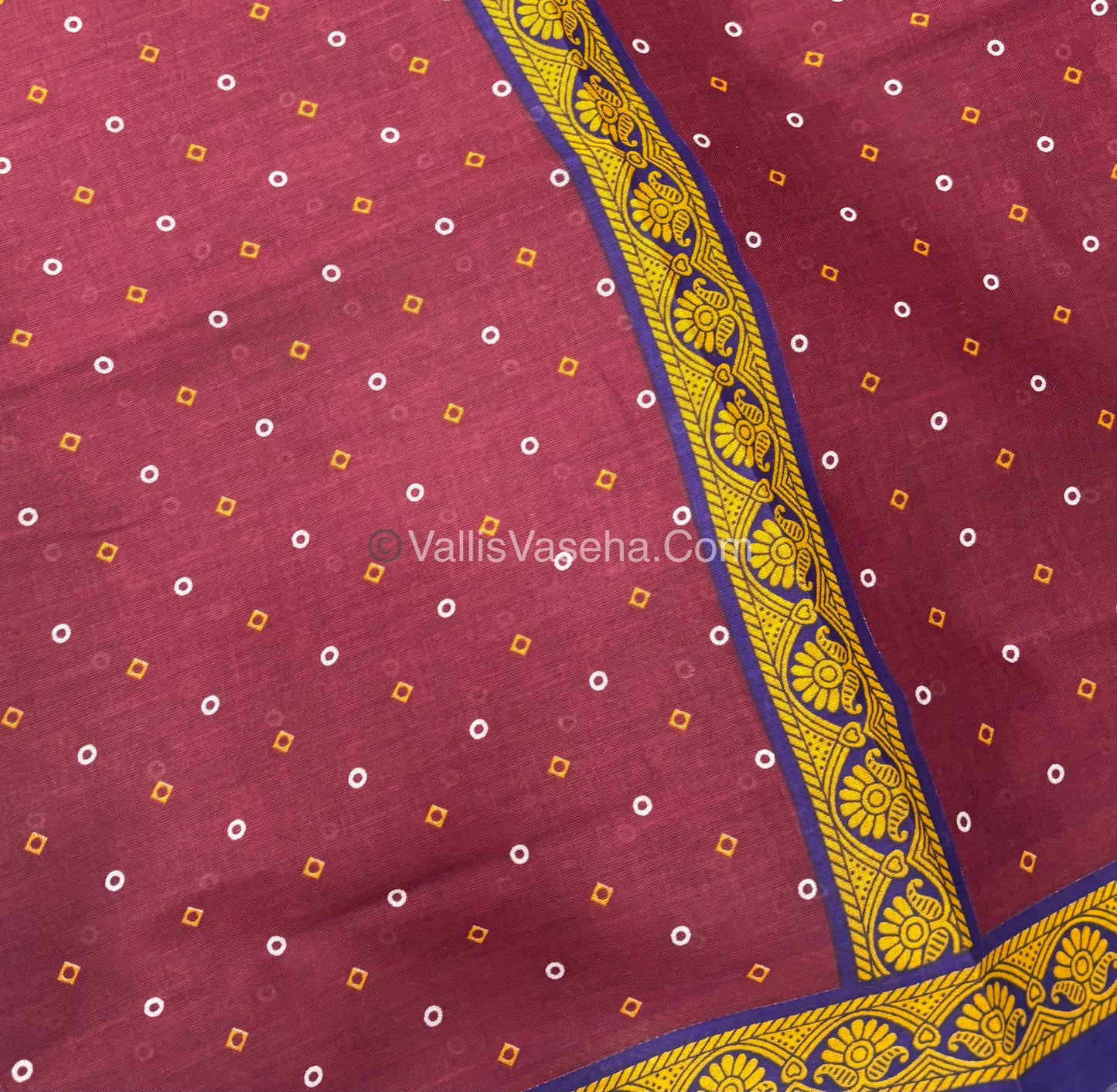 Pure Cotton Voile Saree | VVPVC005