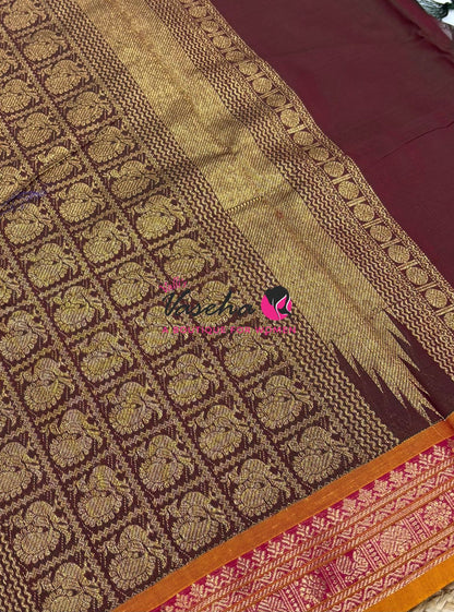 Premium - 120 counts - Kanchi Cotton Saree - VVKCS021