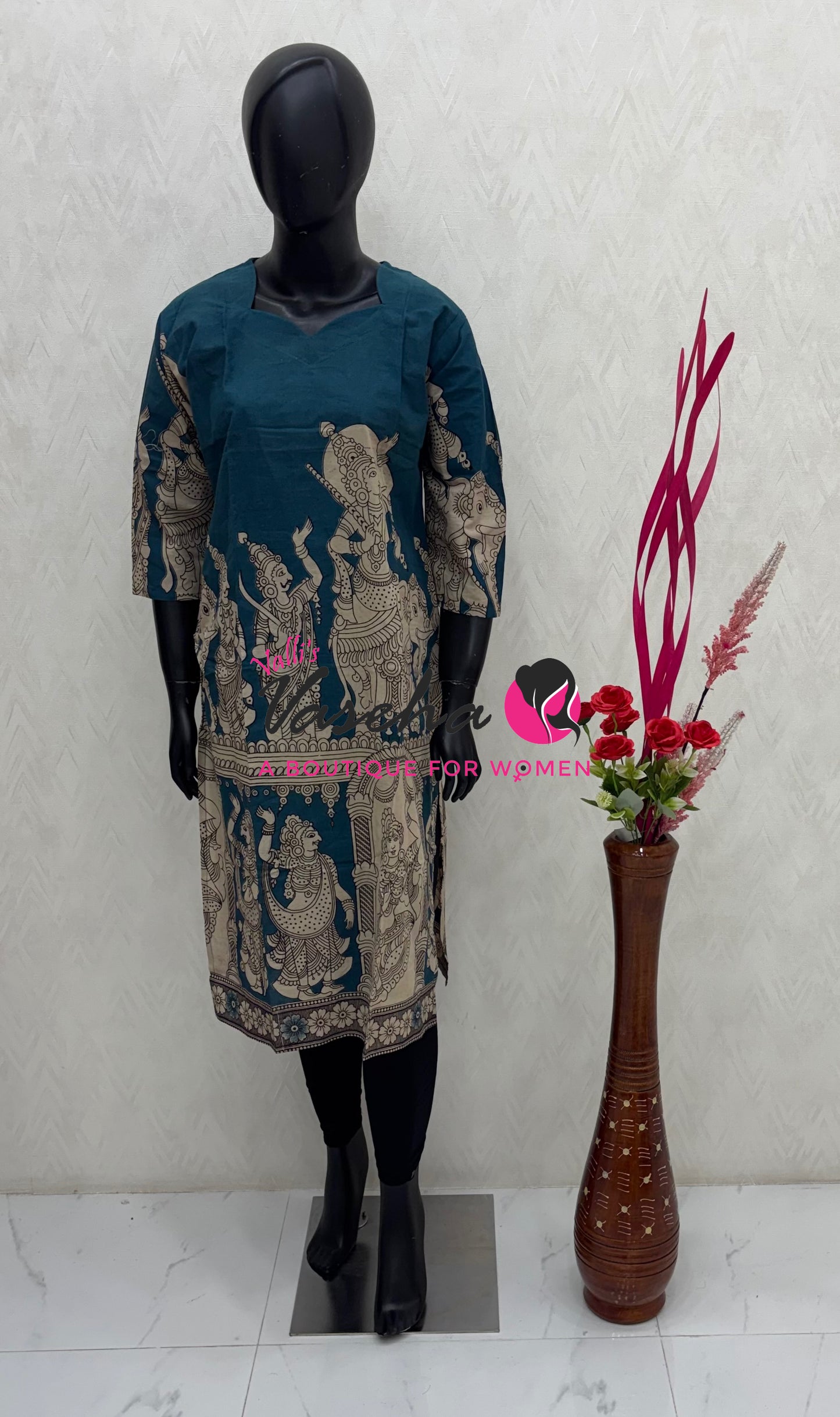 Ready Made - Kalamkari Kurti - VVRKK003
