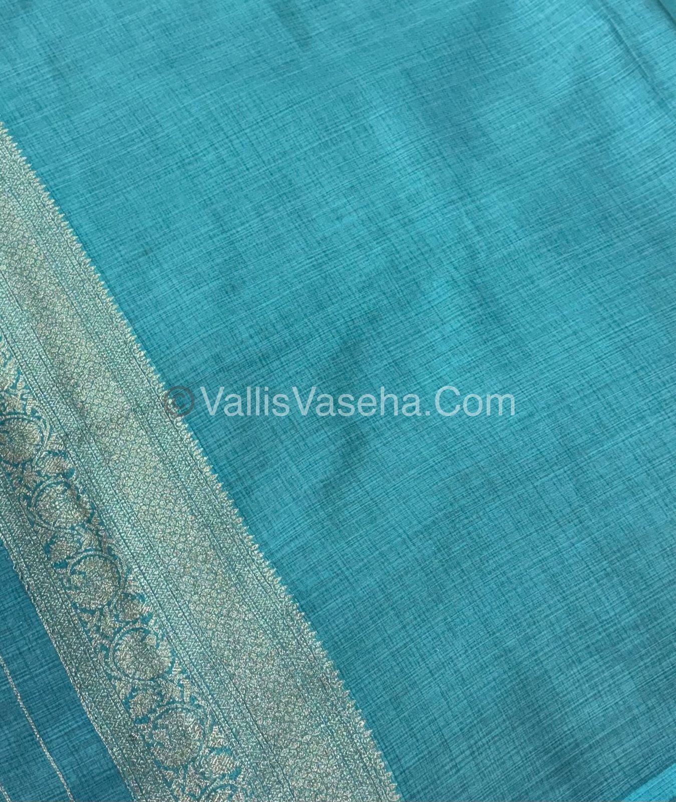 Banarasi - Heritage Silk - Semi Kathan Silk -Sky Blue Shade - VVBHS010
