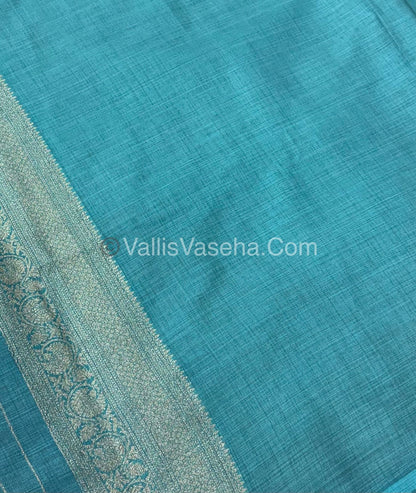 Banarasi - Heritage Silk - Semi Kathan Silk -Sky Blue Shade - VVBHS010