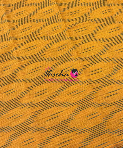 Ikkat Mercerised Cotton Saree - Single Ikkat - VVIKS001