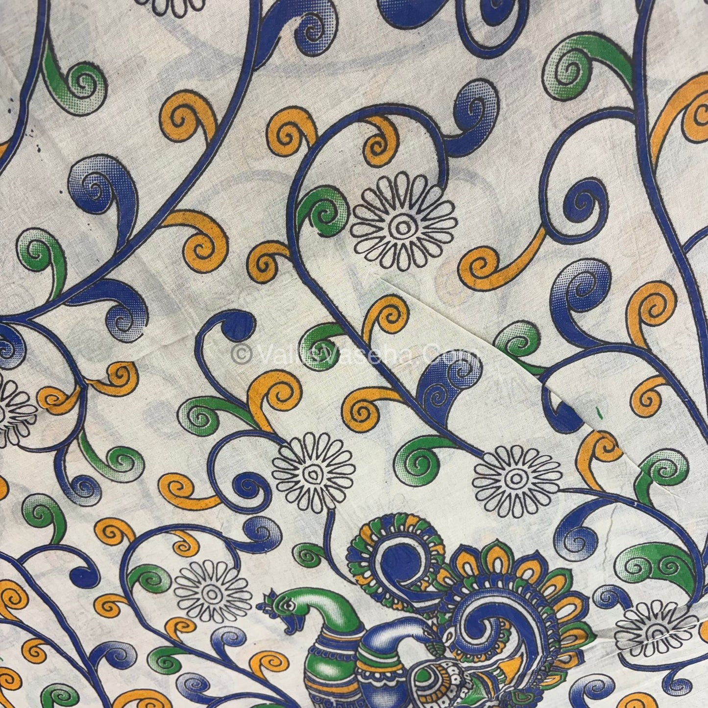 Pure Kalamkari Cotton Saree - VVPKC002