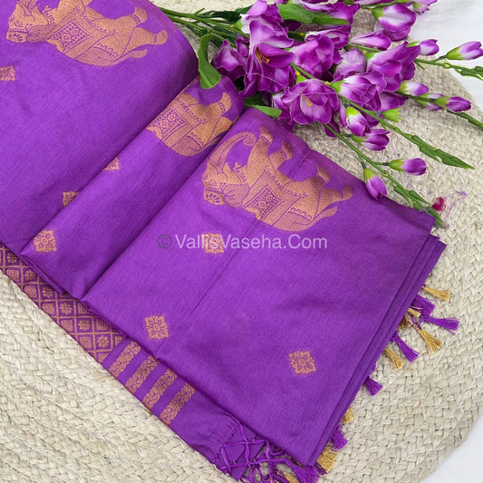 Mulberry Semi Silk - Light Lavender Shade - VVMSS001