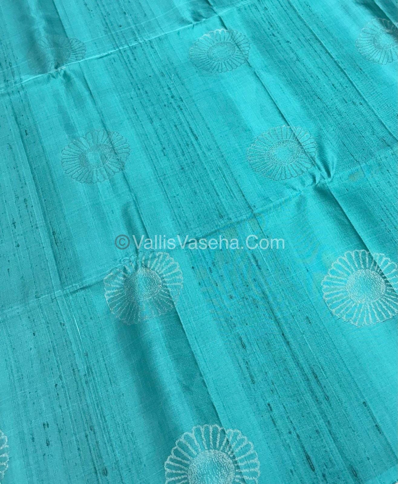 Pure Soft Silk Saree - Dupion Weaving - Blue & Purple Shade - VVPSS065
