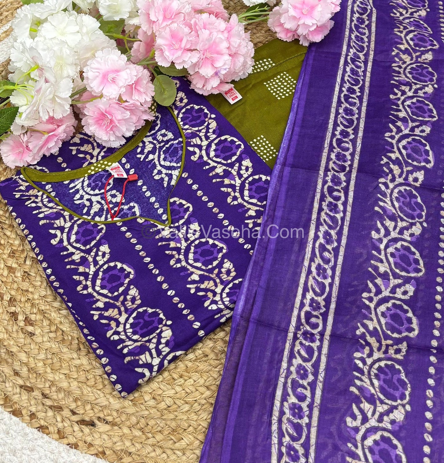 Ready Made - Salwar, Kameez & Duppatta(3pc) - Printed - VVRBS004