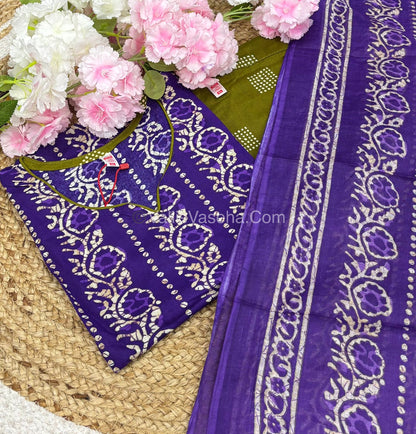 Ready Made - Salwar, Kameez & Duppatta(3pc) - Printed - VVRBS004