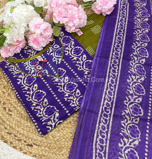 Ready Made - Salwar, Kameez & Duppatta(3pc) - Printed - VVRBS004