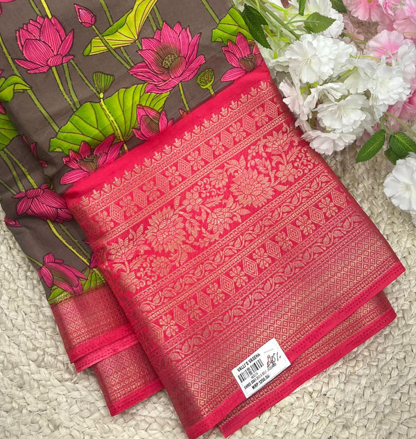 40% less - Offer Saree - Mixed Cotton Saree - VVDS005