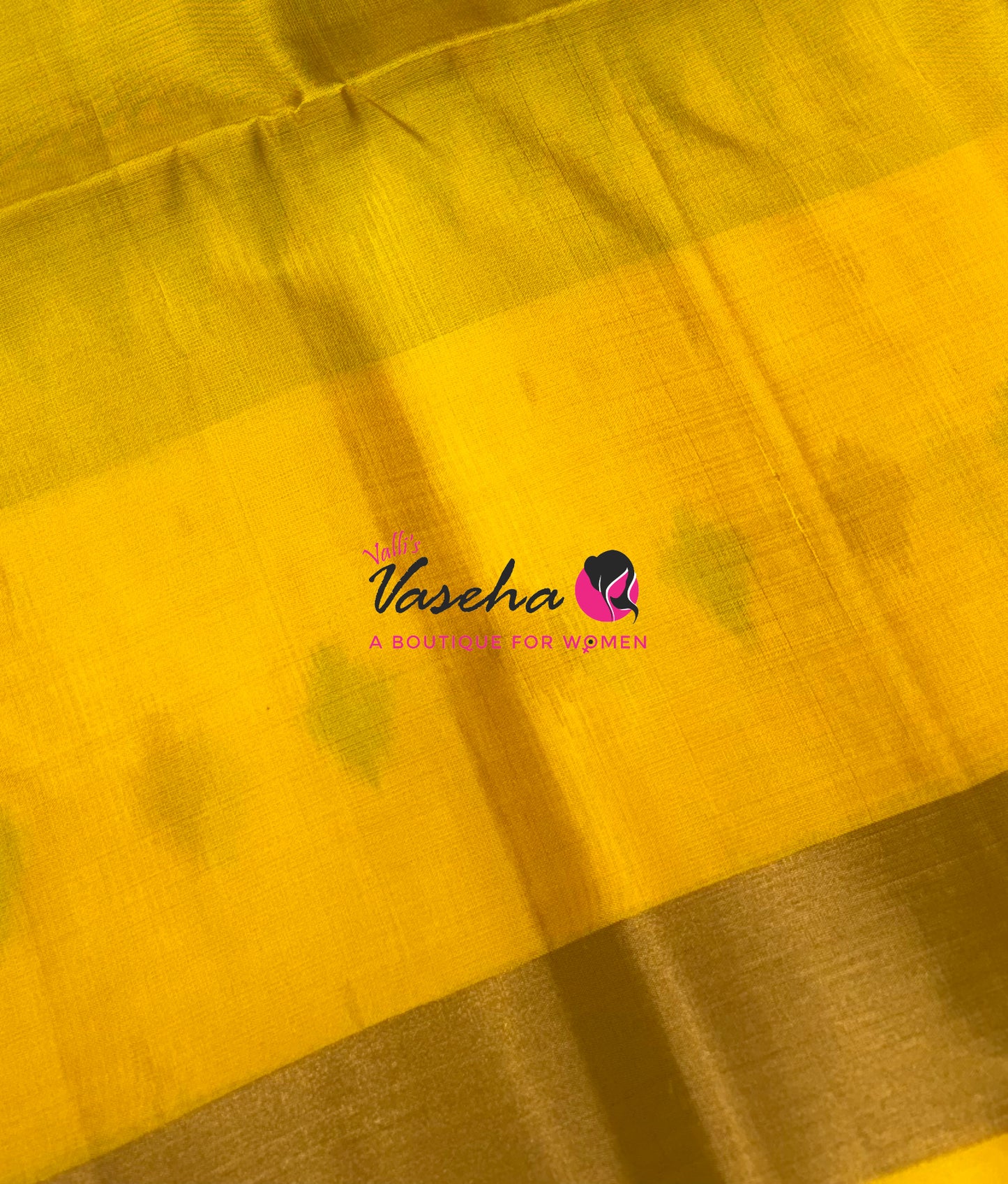 Pure Soft Silk Saree  - Pochampally Weaving - Grey & Yellow Combo - VVPSS110