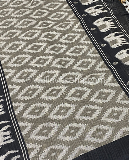 Jute Mixed Cotton Saree | VVJCS001