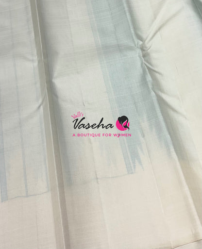 Pure Kanchipuram Silk Saree - Thalampoo - VVPS029