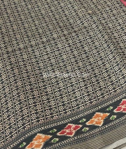 Semi Tussar - Kantha Work Embroidery - Light Pink Shade - VVSTK001