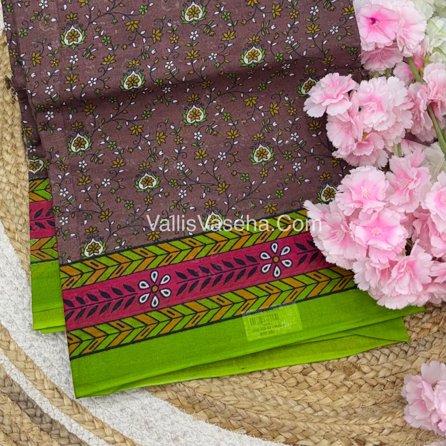 Pure Cotton Voile Saree | VVPVC001