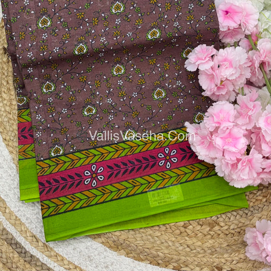 Pure Cotton Voile Saree | VVPVC001