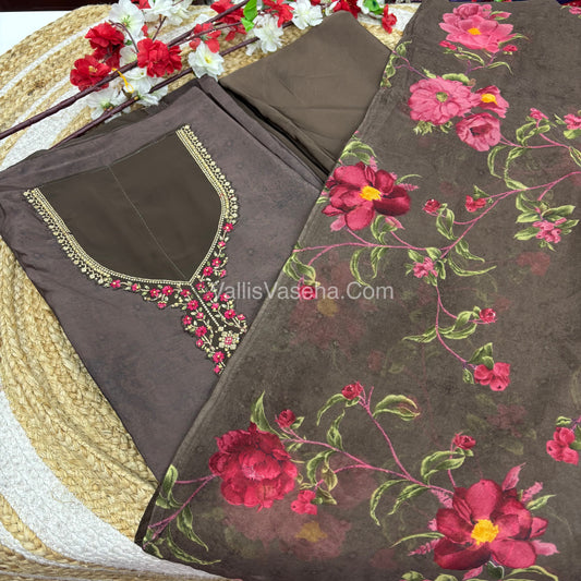 20%less - Offer Unstitched Material - Veenai Material - VVDUM004