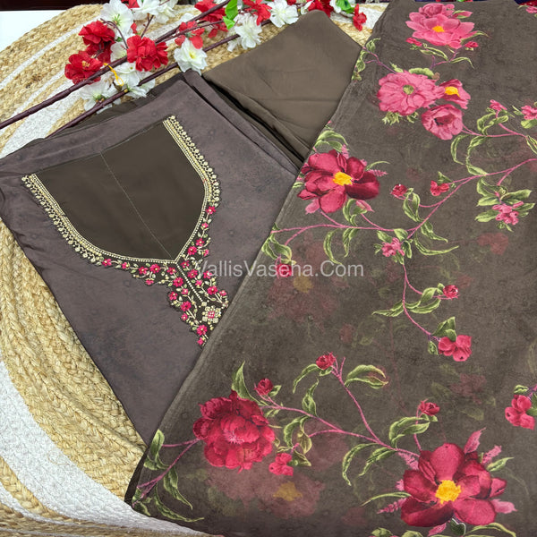 20%less - Offer Unstitched Material - Veenai Material - VVDUM004