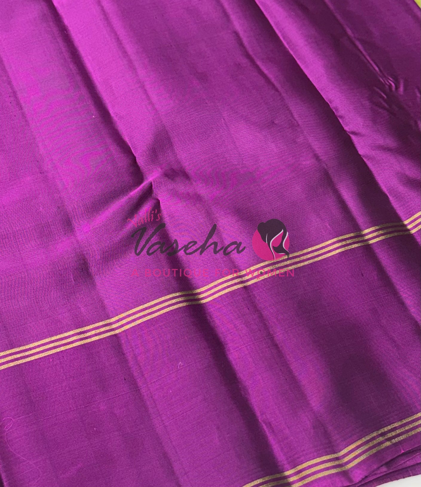 Half Mix - Pure Soft Silk Saree - Long Retta Petta Border with Butta - VVPSS105