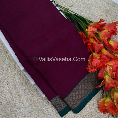 Dhaka Cotton Saree - VVDCS002